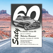 Viagem Clássico Cinza Carro Completa 60 Anos