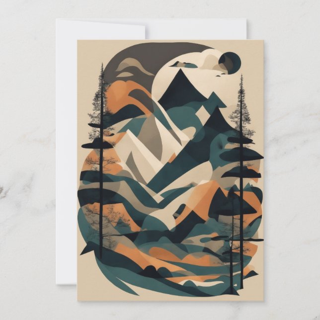 Convite Viagem com a Sinfonia Geométrica da Natureza (Frente)