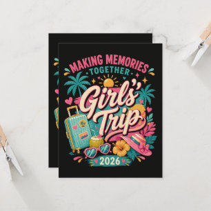 Convite Viagem das Meninas 2026 Criando Memórias Juntas