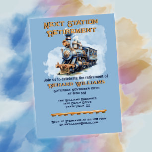 Convite Viagem de aposentação que passa para a estação seg