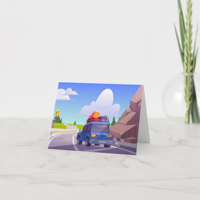 Convite Viagem de carro (Frente)