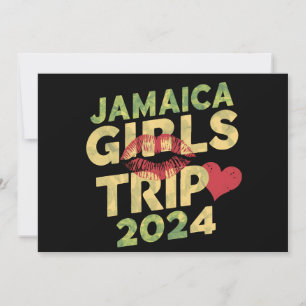 Convite Viagem de Meninas Jamaica 2024 Fim de Semana Féria
