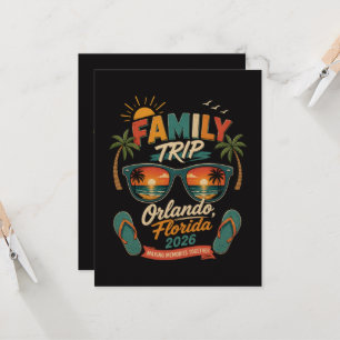 Convite Viagem em Família Orlando Flórida 2026