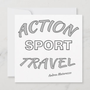 Convite Viagem Esportiva de Ação