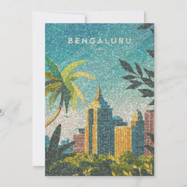 Convite Viagem para BENGALURU (Frente)