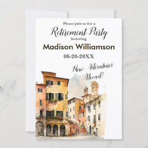Convite Viagem Theme Retirement Party