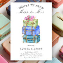 Viajando de Miss para Mrs Chá de Noiva Vintage