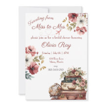 Viajando de Miss para Sra., Chá de panela, Viagem