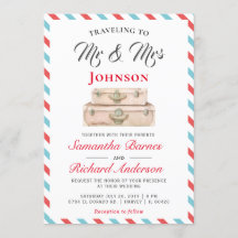 Viajando para o casamento entre o Sr. e a Sra. Via