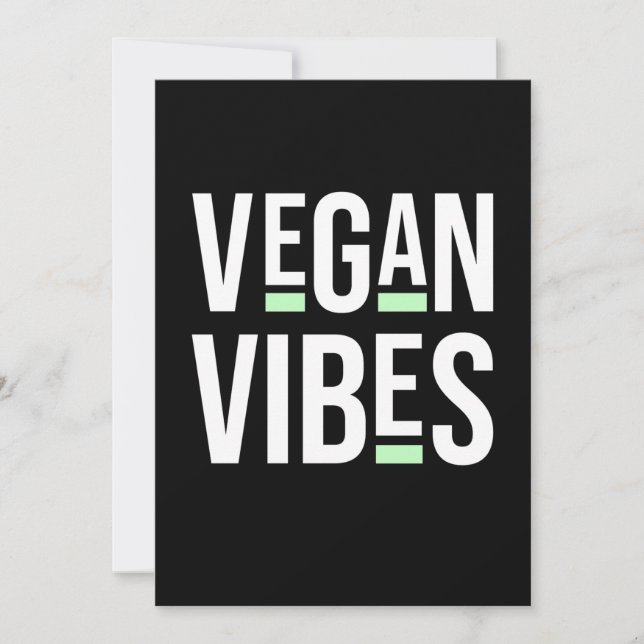 Convite Vibes Vegetarianos Veganos (Frente)