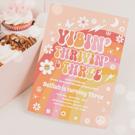 Convite Vibin'Thrivin' E Três aniversário de 3 anos De Gro