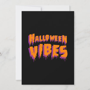 Convite Vibrações de Halloween