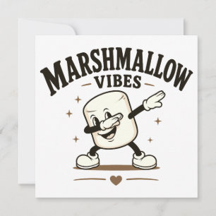 Convite Vibrações de marshmallow