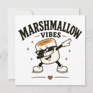 Convite Vibrações de marshmallow