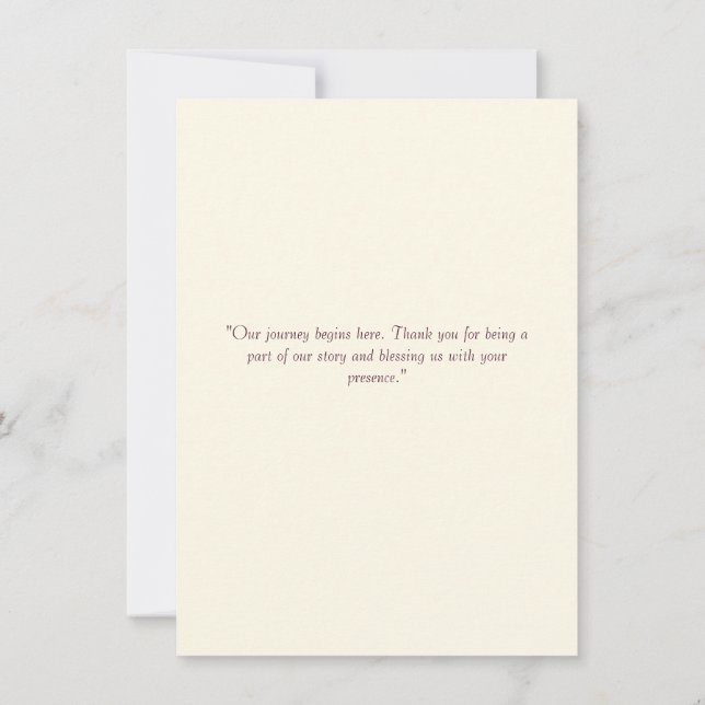 Convite Vibrant Mandala & Gold Foil Desi Wedding Card (Verso)