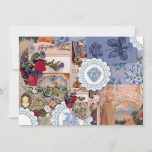 Convite Vice-presidente de Recepção de casamento Victorian