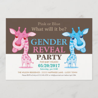 Convite Vice-presidente do Partido de Revelação do Gênero 