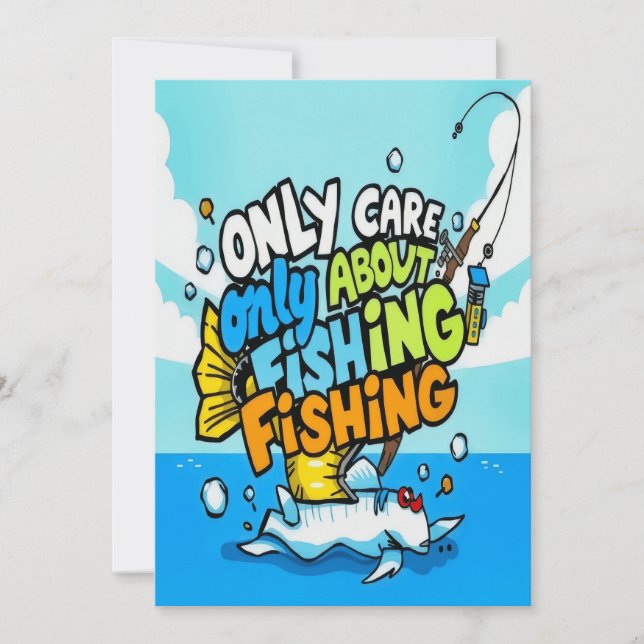 Convite Viciado em Pesca (Frente)