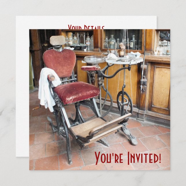 CONVITE VICTORIAN ENGLAND (Frente/Verso)