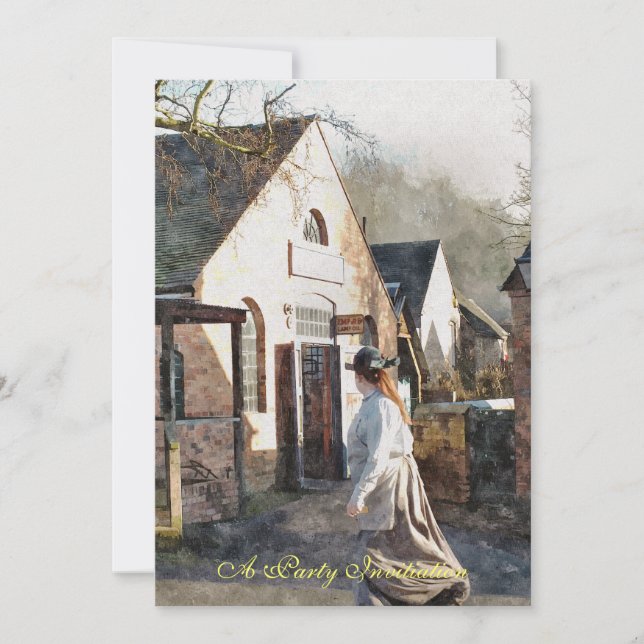 CONVITE VICTORIAN ENGLAND (Frente)