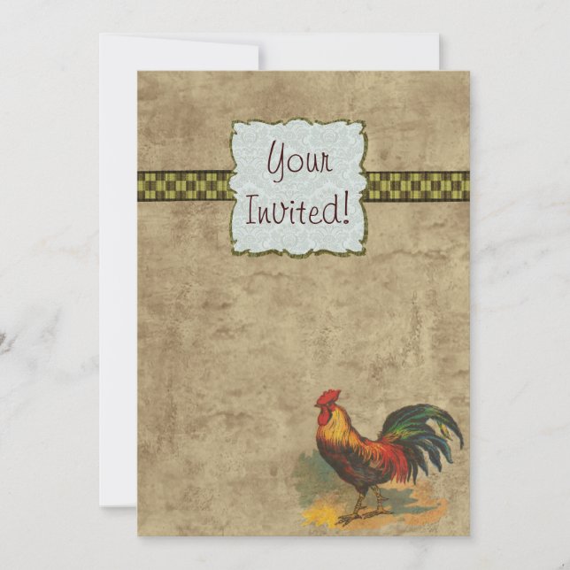 Convite Vida da Fazenda (Frente)