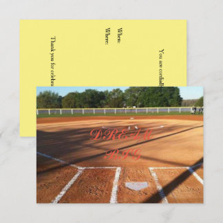 Convite Vida de softball