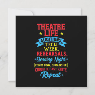 Convite Vida de Teatro para Ator