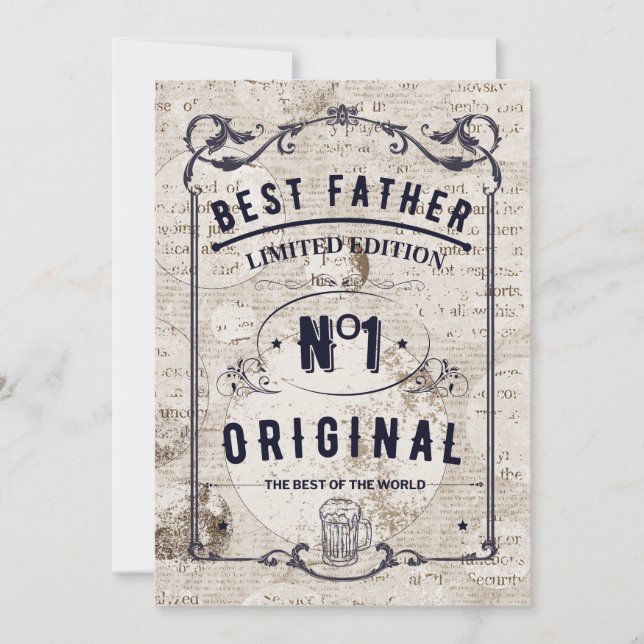 Convite Vida do pai, Melhor Vida (Frente)