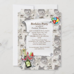 Convite Vida Selvagem Canadiana