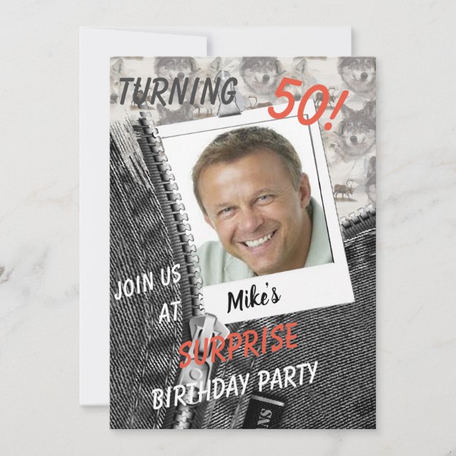 Convite Vida Selvagem Canadiana (Frente)