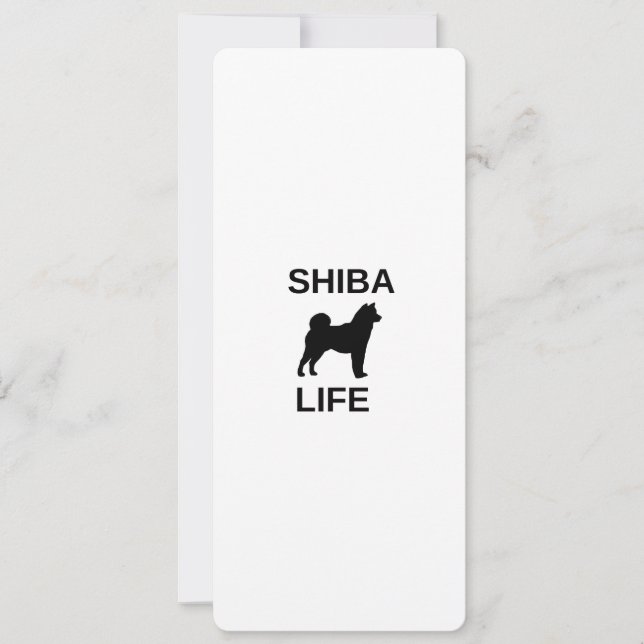 Convite vida shiba (Frente)