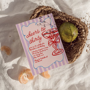 Convite Vidro Colorido Colorido de Champanhe, cor-de-rosa 