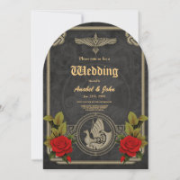 Viking a charme místico com nós Celtas elegantes.