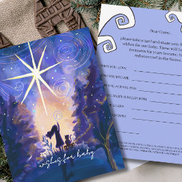 Convite Village Starry Night Wishes for Baby Activity Card