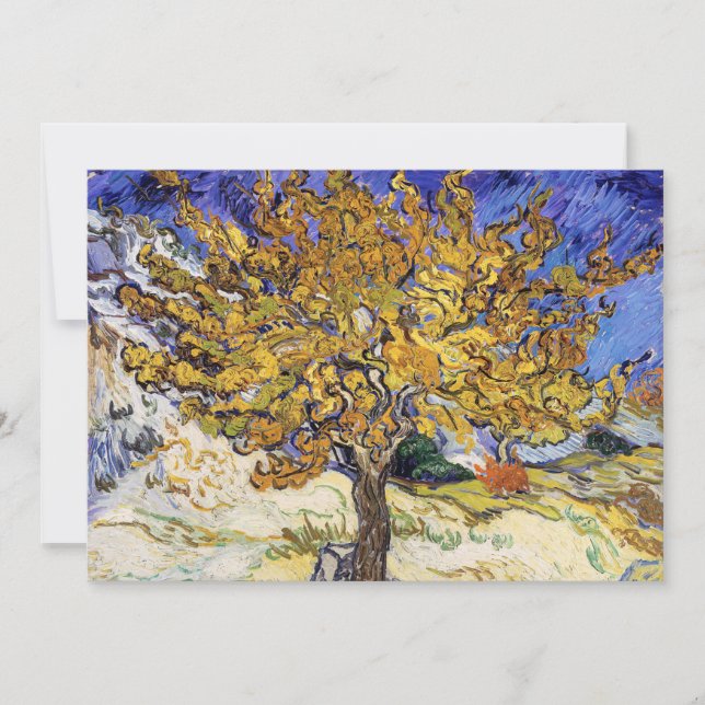 Convite Vincent van Gogh - A Amoreira (Frente)
