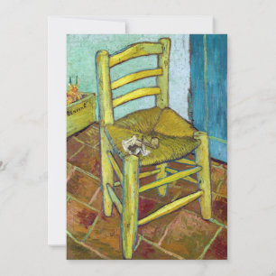 Convite Vincent van Gogh - A Cadeira de Van Gogh