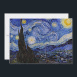 Convite Vincent Van Gogh - A noite de Starry<br><div class="desc">A Noite Estrelada / La nuit etoilee - Vincent Van Gogh em 1889</div>