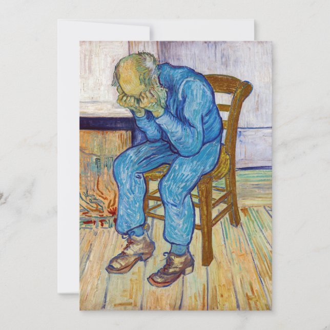 Convite Vincent van Gogh - À Porta da Eternidade (Frente)