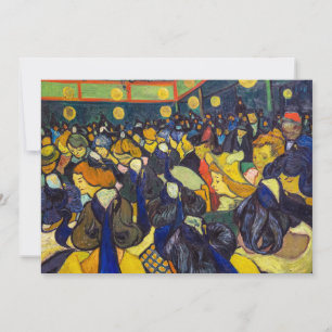 Convite Vincent van Gogh - A Sala de Dança em Arles