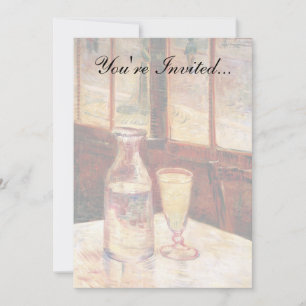 Convite Vincent Van Gogh - A vida ainda com Absinthe