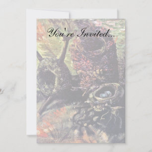 Convite Vincent Van Gogh - Ainda Vive Com Ninhos De Pássar