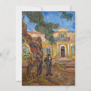 Convite Vincent Van Gogh - Asilo de Saint-Paul em Saint-Ré