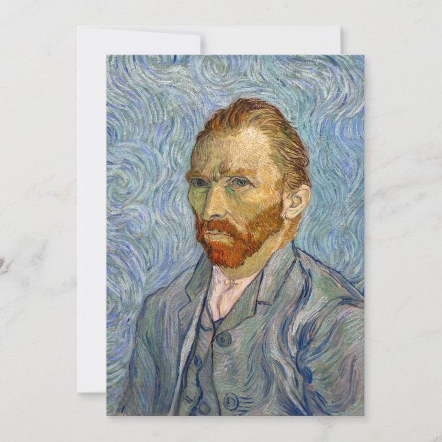 Convite Vincent Van Gogh - Autorretrato (Frente)