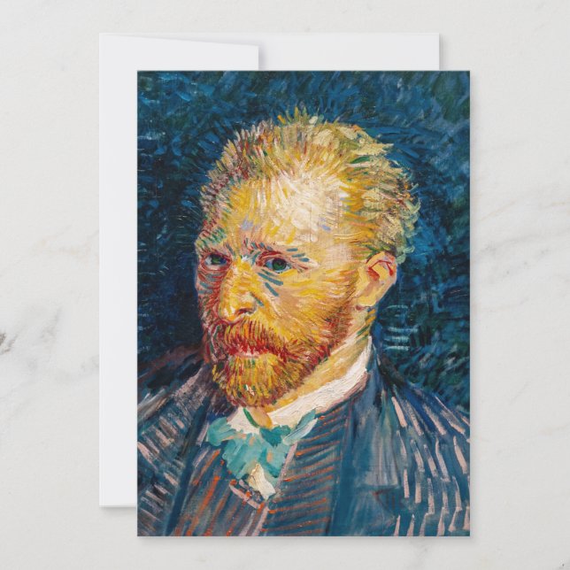 Convite Vincent Van Gogh - Autorretrato (Frente)