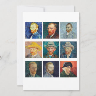 Convite Vincent Van Gogh - Autorretratos