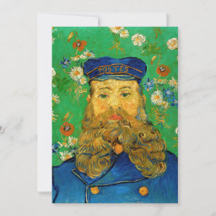 Convite Vincent Van Gogh - Carteiro Joseph Roulin