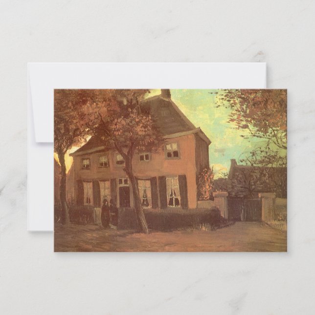 Convite Vincent van Gogh - Casa Paroquial em Nuenen (Frente)