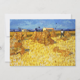Convite Vincent van Gogh - Colheita na Provença
