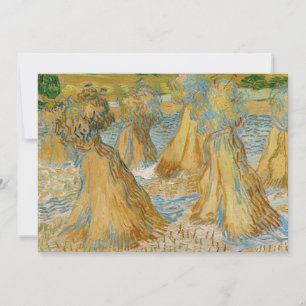 Convite Vincent van Gogh - Feixes de Trigo