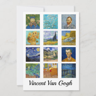 Convite Vincent Van Gogh - Grelha de Mastercastas